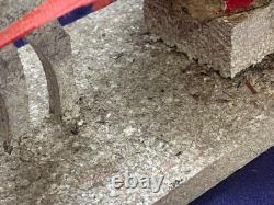 Antique Vintage Paper Mache Santa Claus Sleigh Reindeer Centerpiece Ornament 15