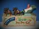 Benbros 1950s Boxed Diecast Rare Santa / Father Christmas Reindeer Sleigh & Sack