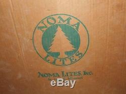 BLOW MOLD Santa in Sleigh & Reindeer Noma Lite Wall Mount St. Joseph Missouri