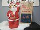 Beco Original Christmas Blow Mold 1960s Jolly Santa For Sleigh Waving 26