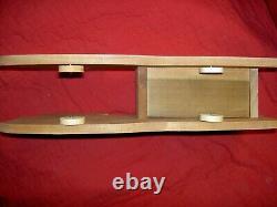 Bliss/Reed paper litho wood-on-wheels SANTA Sleigh withdolls toys reindeer replica