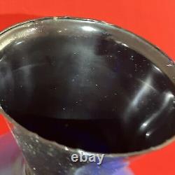 Blown 27 Glass Painted Tree Topper Finial Santa Claus Sleigh Reindeer Ornament