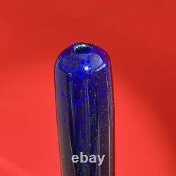 Blown 27 Glass Painted Tree Topper Finial Santa Claus Sleigh Reindeer Ornament
