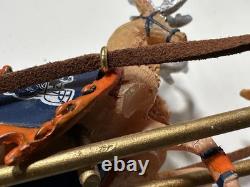 Bradford Exchange Santa Sleigh Reindeer Merry Christmas Denver Broncos Fans 2014