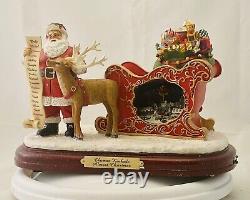 Bradford Exchange Thomas Kinkade Almost Christmas Santa, Sleigh & Reindeer