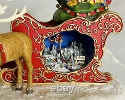 Bradford Exchange Thomas Kinkade Almost Christmas Santa, Sleigh & Reindeer