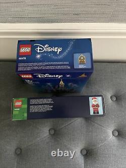 Brand New LEGO Mini Disney Castle #40478 + Santas Sleigh with Reindeers 40499 NEW