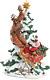 By Roman Santa In Sleigh With Reindeer Over Village Figure, 15.25 H, Resin An