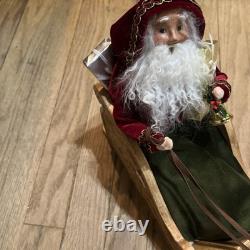 Byers Choice Sleigh Santa With Reindeer 2025