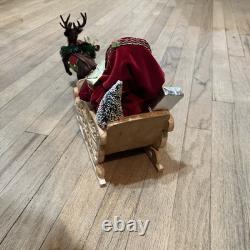 Byers Choice Sleigh Santa With Reindeer 2025