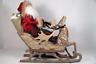 Byers' Choice'storybook Santa' In Reindeer Sleigh 2015 #zss11 Le Large New