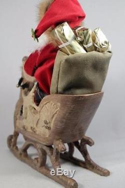 Byers' Choice'Storybook Santa' In Reindeer Sleigh 2015 #ZSS11 LE LARGE NEW