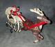 Cast Iron Santa Sleigh & Reindeer