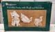Centerpiece Traditions Porcelain Santa With Sleigh & Reindeer In Original Box