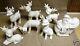 Ceramic Bisque Santa Sleigh Six Reindeer Kimple Mold 967 U-paint Ready To Paint