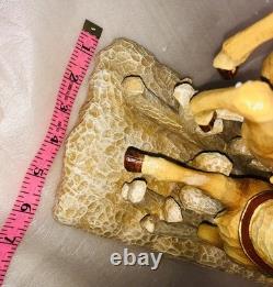 Christmas Home Art Jewelry Santa's Sleigh Reindeer Holiday Decoration Handmade