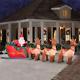 Christmas Inflatable Santa Reindeer Sleigh Outdoor Garden Yard Decor Huge 16feet