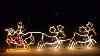 Christmas Lights 2 4m Giant Santa Sleigh With 2 Deer