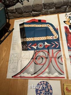 Christmas Plywood Pattern Outdoor Display Sleigh Reindeer Santa by Douglas Fir