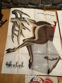 Christmas Plywood Pattern Outdoor Display Sleigh Reindeer Santa by Douglas Fir