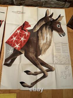 Christmas Plywood Pattern Outdoor Display Sleigh Reindeer Santa by Douglas Fir