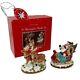 Christopher Radko Sumptuous Sleighful Santa Sleigh Reindeer Salt Pepper Shakers