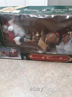 Complete Holiday Set-Holiday Creations Sleigh & Santa's Best Mrs Clause & Tree