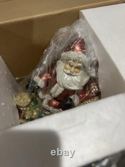 Costco Santa In Sleigh With 2 Reindeer Large Christmas Decor
