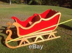 Custom Santa Sleigh And Reindeer-superb Work