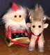 Dam Santa / Sleigh / Reindeer Troll Doll Set, Brand New, Free Ship From Denmark