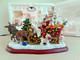 Danbury Mint Bichon Frise Christmas Sleigh Santa Reindeer Decor 12