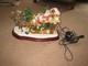Danbury Mint Sheltie Christmas Sleigh Santa Reindeer Tested And Works See Notes