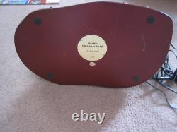 Danbury Mint Sheltie Christmas Sleigh Santa Reindeer Tested and Works See Notes