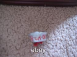 Danbury Mint Sheltie Christmas Sleigh Santa Reindeer Tested and Works See Notes
