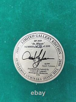 David Frykman On Blitzen Santa In Sleigh Pulled By Reindeer Df2029 Nib