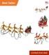 Delightful 10-light Reindeer And Santa Sleigh Set Enhance Your Holiday Spirit
