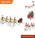 Delightful 10-light Reindeer And Santa Sleigh Set Enhance Your Holiday Spirit