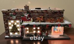 Dept 56 The Original Bronners Store Snow Village Santa Sled Reindeer Nativity