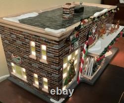 Dept 56 The Original Bronners Store Snow Village Santa Sled Reindeer Nativity