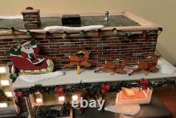 Dept 56 The Original Bronners Store Snow Village Santa Sled Reindeer Nativity