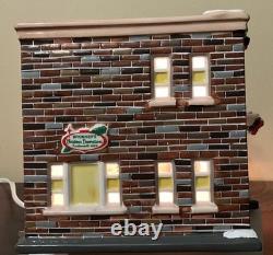 Dept 56 The Original Bronners Store Snow Village Santa Sled Reindeer Nativity