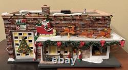 Dept 56 The Original Bronners Store Snow Village Santa Sled Reindeer Nativity