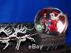 Disney Nbc Nightmare Christmas Musical Snowglobe Jack Santa Sleigh Reindeer Zero