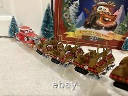 Disney Pixar Cars Mater Saves Christmas SANTA & REINDEER SLED HOLIDAY DISPLAY