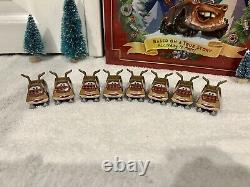 Disney Pixar Cars Mater Saves Christmas SANTA & REINDEER SLED HOLIDAY DISPLAY