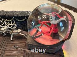 Disney's Nightmare Before Christmas Santa Jack Skellington sleigh with reindeers