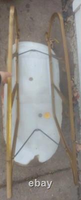 EMPIRE Plastics 1970 Vintage Santa Claus In Sleigh Blow Mold