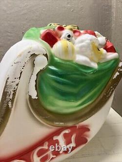 Empire 1970 Core 36 Sleigh Giant Santa Reindeer Blow Mold OEM Replacement
