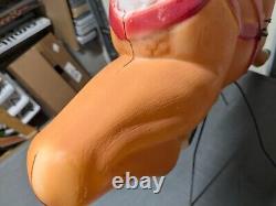 Empire 36 Giant Santa Reindeer Santa Claus Sleigh Christmas Blow Mold with Stand
