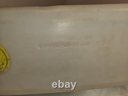 Empire Tabletop Santa Sleigh 2 Reindeer Blow Mold Christmas 1970